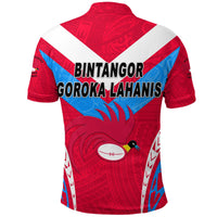 Papua New Guinea Bintangor Goroka Lahanis Polo Shirt Rugby Original Style Red LT8 - Wonder Print Shop