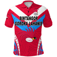 Papua New Guinea Bintangor Goroka Lahanis Polo Shirt Rugby Original Style Red LT8 - Wonder Print Shop