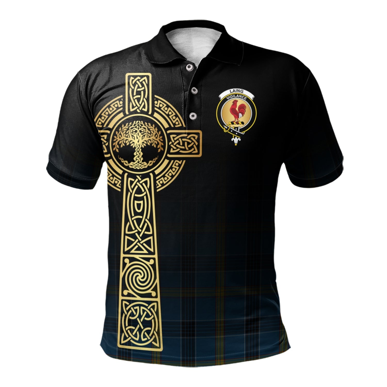 scottish-laing-clan-crest-tartan-celtic-tree-of-life-polo-shirt
