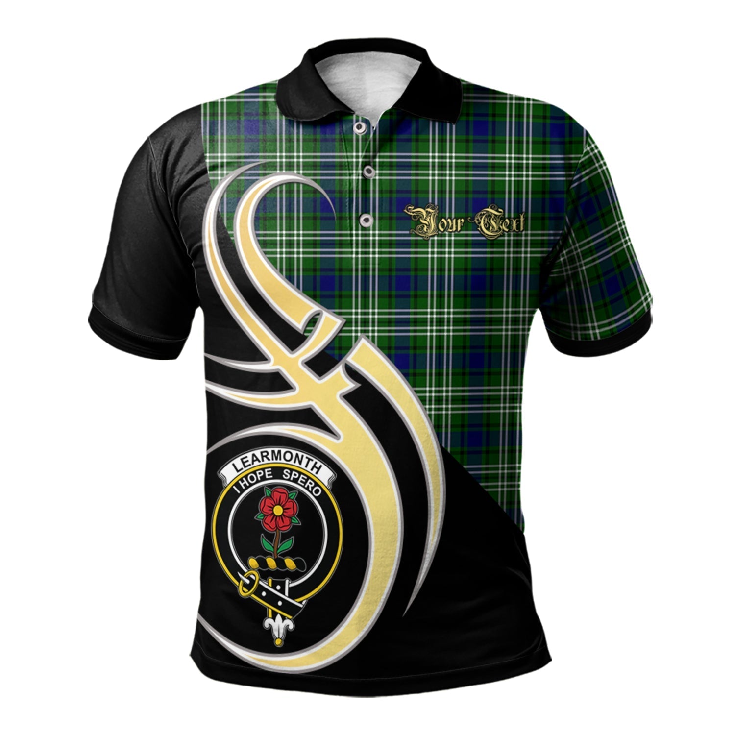 scotland-learmonth-clan-crest-tartan-believe-in-me-polo-shirt
