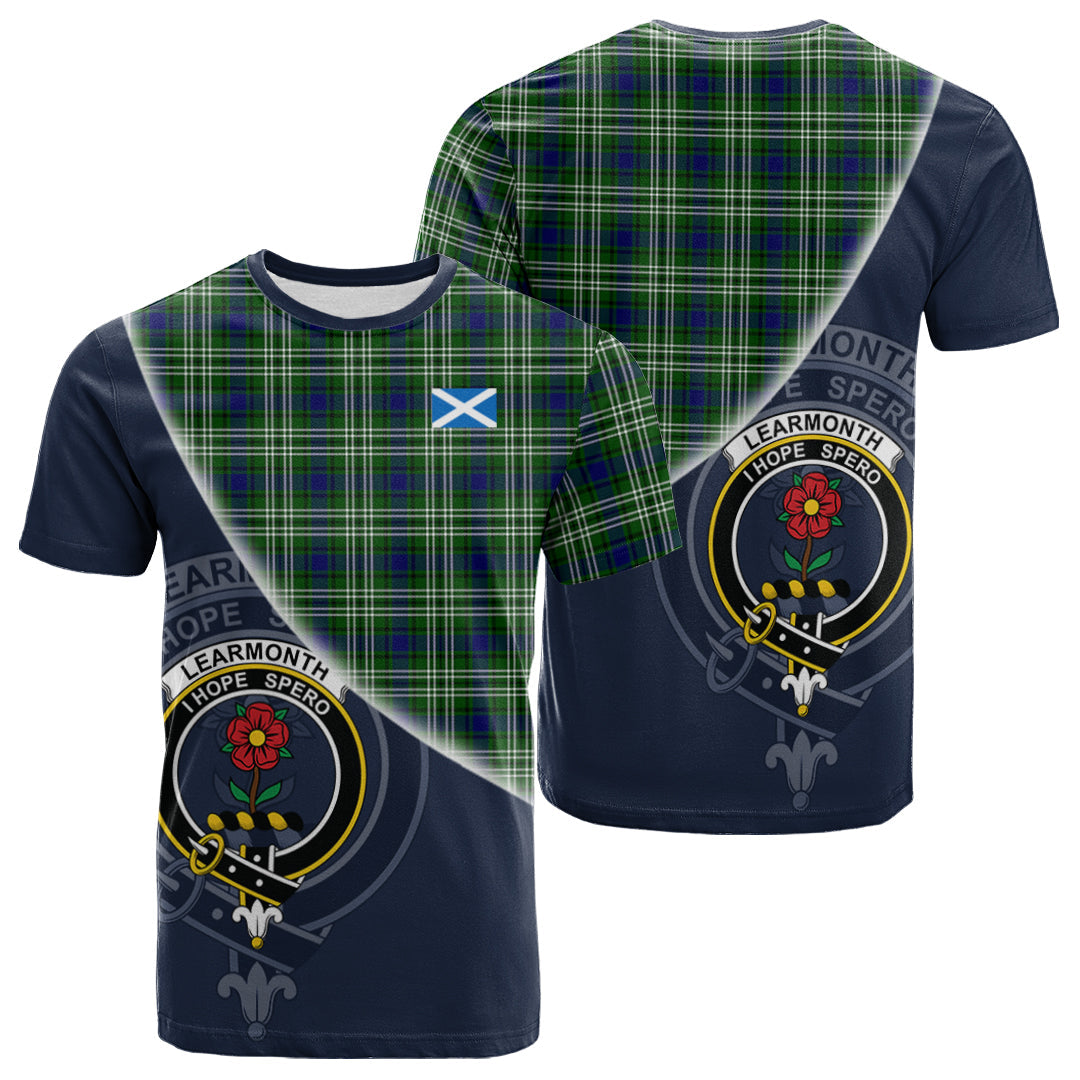 scottish-learmonth-clan-crest-tartan-scotland-flag-half-style-t-shirt