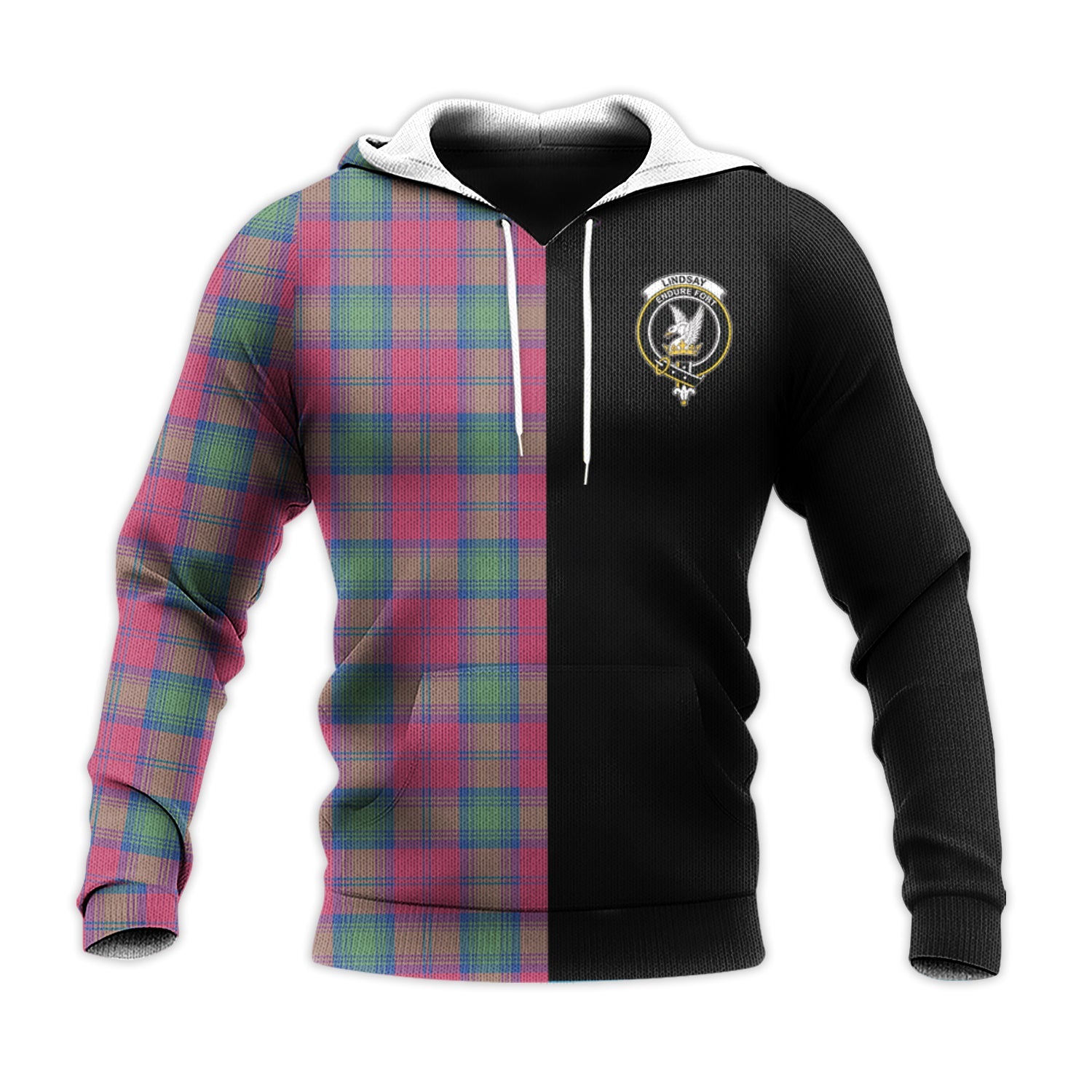 scottish-lindsay-ancient-clan-crest-tartan-personalize-half-hoodie