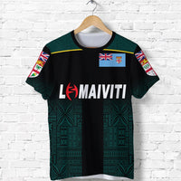 Custom Fiji Lomaiviti Rugby T Shirt Simple Vibes, Custom Text And Number LT8 - Wonder Print Shop