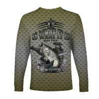 (Custom Personalised) Fishing Man Trip Long Sleeve Shirt LT6 - Wonder Print Shop