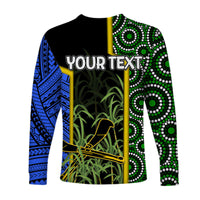 Custom Personalised South Sea Islanders Flag Style Long Sleeve Shirts Kanaka LT6 - Wonder Print Shop