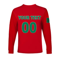 (Custom Personalised And Number) Baseball 2023 Mexico Long Sleeve Shirts Red Style LT6 - Wonder Print Shop