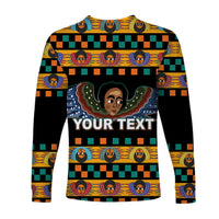 (Custom Personalised) Ethiopia Long Sleeve Shirts Ethiopian Church Angels Black LT6 - Wonder Print Shop