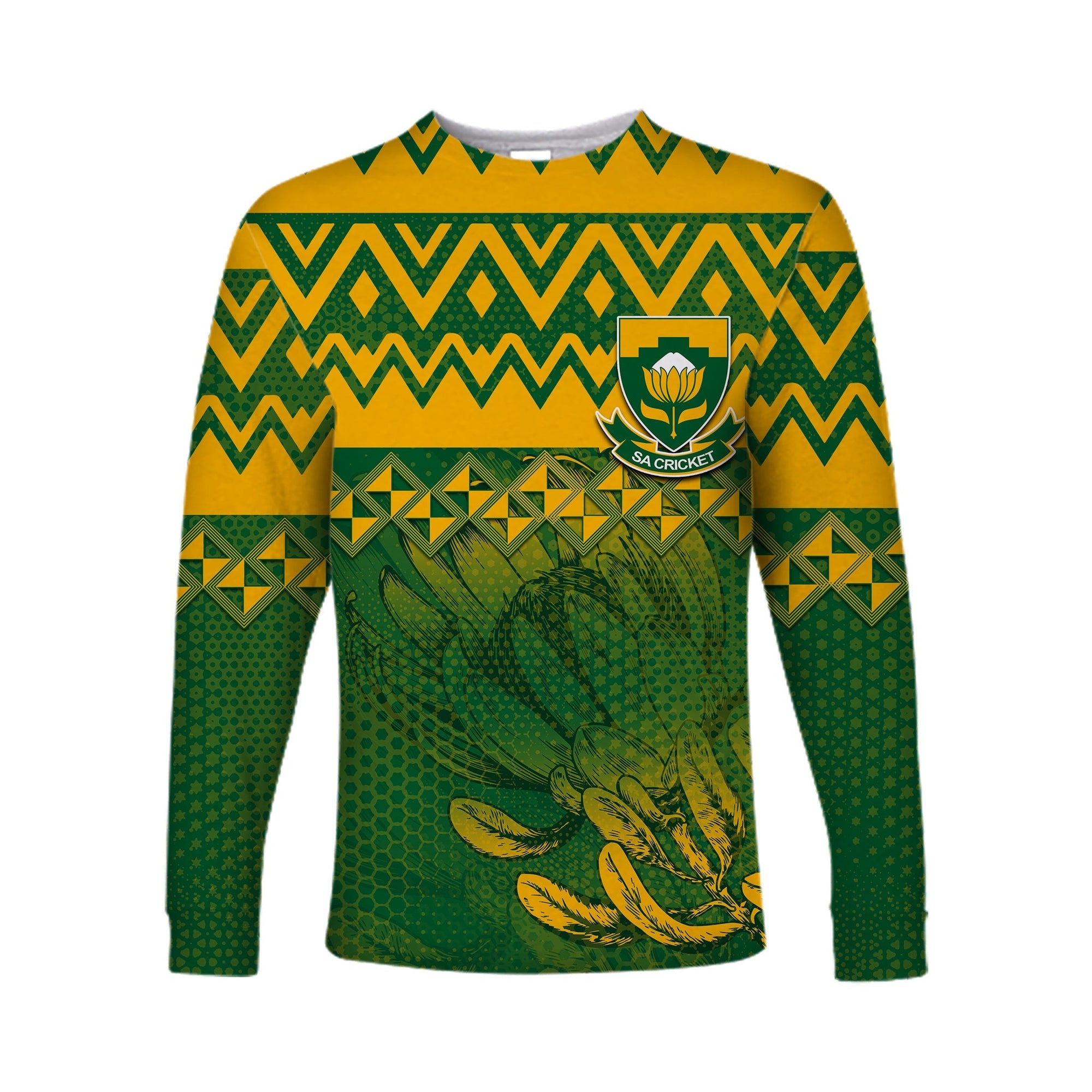 custom-personalised-and-number-south-africa-national-cricket-team-long-sleeve-shirts