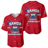 Samoa Independence Baseball Jersey 2023 Red Style LT6 - Wonder Print Shop