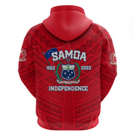 Samoa Independence Hoodie 2023 Red Style LT6 - Wonder Print Shop