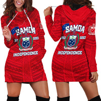 Samoa Independence Hoodie Dress 2023 Red Style LT6 - Wonder Print Shop