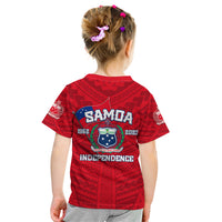 Samoa Independence Kid T Shirt 2023 Red Style LT6 - Wonder Print Shop