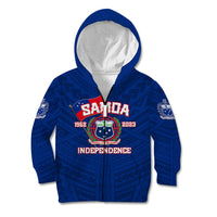Samoa Independence Kid Hoodie 2023 Blue Style LT6 - Wonder Print Shop