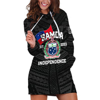 Samoa Independence Hoodie Dress 2023 Black Style LT6 - Wonder Print Shop