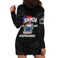 Samoa Independence Hoodie Dress 2023 Black Style LT6 - Wonder Print Shop