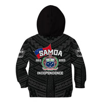 Samoa Independence Kid Hoodie 2023 Black Style LT6 - Wonder Print Shop
