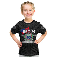 Samoa Independence Kid T Shirt 2023 Black Style LT6 - Wonder Print Shop