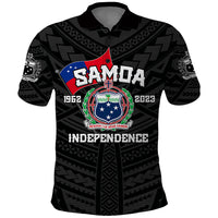 Samoa Independence Polo Shirt 2023 Black Style LT6 - Wonder Print Shop