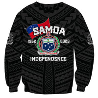 Samoa Independence Sweatshirt 2023 Black Style LT6 - Wonder Print Shop