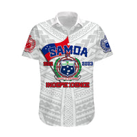 Samoa Independence Hawaiian Shirt 2023 White Style LT6 - Wonder Print Shop