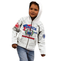 Samoa Independence Kid Hoodie 2023 White Style LT6 - Wonder Print Shop