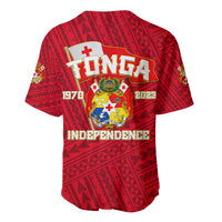 Tonga Independence Baseball Jersey 2023 Red Style LT6 - Wonder Print Shop