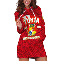 Tonga Independence Hoodie Dress 2023 Red Style LT6 - Wonder Print Shop
