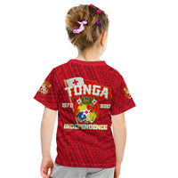 Tonga Independence Kid T Shirt 2023 Red Style LT6 - Wonder Print Shop