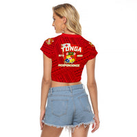 Tonga Independence Raglan Cropped T Shirt 2023 Red Style LT6 - Wonder Print Shop