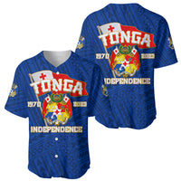 Tonga Independence Baseball Jersey 2023 Blue Style LT6 - Wonder Print Shop