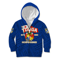 Tonga Independence Kid Hoodie 2023 Blue Style LT6 - Wonder Print Shop