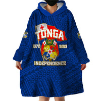 Tonga Independence Wearable Blanket Hoodie 2023 Blue Style LT6 - Wonder Print Shop