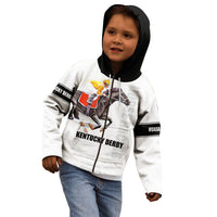 Kentucky Horse Racing Kid Hoodie Sporty Style White LT6 - Wonder Print Shop