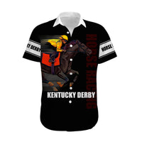 Kentucky Horse Racing Hawaiian Shirt Sporty Style Black LT6 - Wonder Print Shop
