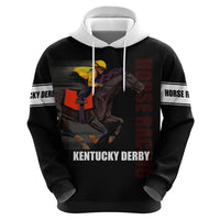 Kentucky Horse Racing Hoodie Sporty Style Black LT6 - Wonder Print Shop
