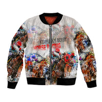 Horse Racing Bomber Jacket Art Style LT6 - Wonder Print Shop