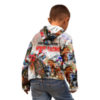 Horse Racing Kid Hoodie Art Style LT6 - Wonder Print Shop