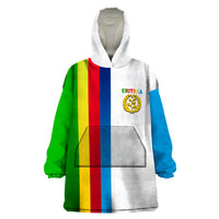 Eritrea Day Wearable Blanket Hoodie Flag Color LT6 - Wonder Print Shop