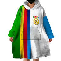 Eritrea Day Wearable Blanket Hoodie Flag Color LT6 - Wonder Print Shop