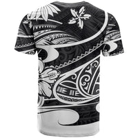 Polynesian Tribal T Shirt Black LT6 - Wonder Print Shop