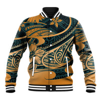 Polynesian Tribal Baseball Jacket LT6 - Wonder Print Shop