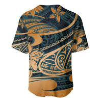 Polynesian Tribal Baseball Jersey LT6 - Wonder Print Shop