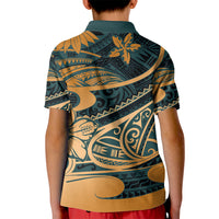 Polynesian Tribal Polo Shirt for Kid LT6 - Wonder Print Shop