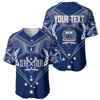 Personalised Samoa Independence Day Baseball Jersey Chest Tattoo Symbolic Style LT7 - Wonder Print Shop