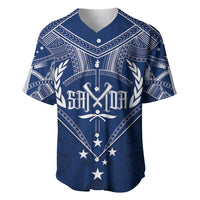 Personalised Samoa Independence Day Baseball Jersey Chest Tattoo Symbolic Style LT7 - Wonder Print Shop