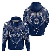 Custom Samoa Independence Day Hoodie Chest Tattoo Symbolic Style - Wonder Print Shop