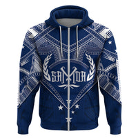 Custom Samoa Independence Day Hoodie Chest Tattoo Symbolic Style - Wonder Print Shop
