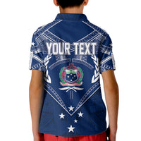 Custom Samoa Polo Shirt Independence Day for Kid Chest Tattoo Symbolic Style - Wonder Print Shop