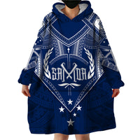 Personalised Samoa Independence Day Wearable Blanket Hoodie Chest Tattoo Symbolic Style - Wonder Print Shop