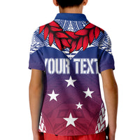 Custom Samoa Polo Shirt Independence Day for Kid Ula Fala Gradient Color - Wonder Print Shop